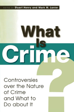 What Is Crime