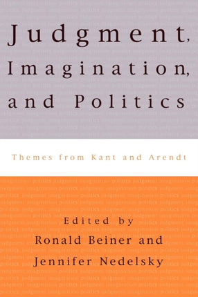 Judgment Imagination and Politics