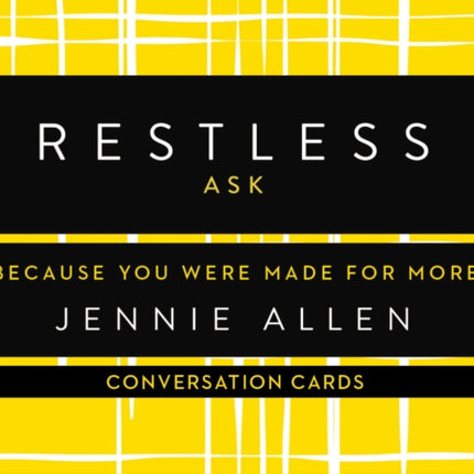 Restless Conversation Card Deck: Because You Were Made for More