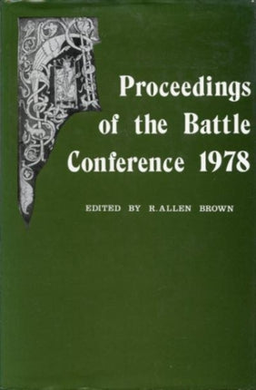 Anglo-Norman Studies I: Proceedings of the Battle Conference 1978