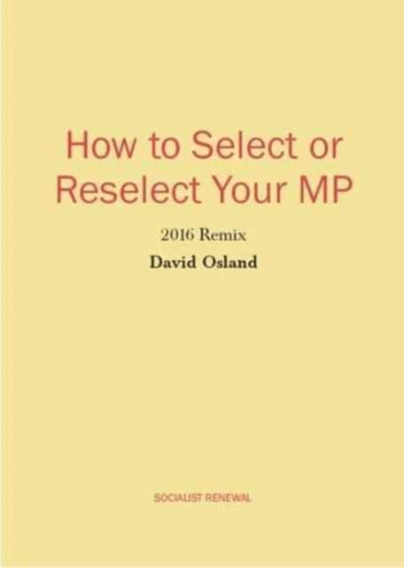 How to Select or Reselect Your MP: 2016 Remix