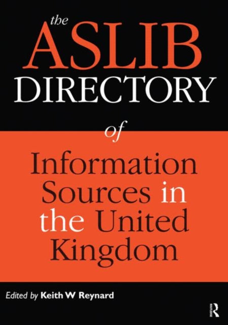 The Aslib Directory of Information Sources in the UK