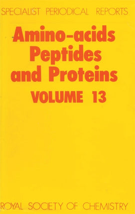 Amino Acids Peptides and Proteins