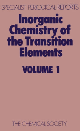 Inorganic Chemistry of the Transition Elements