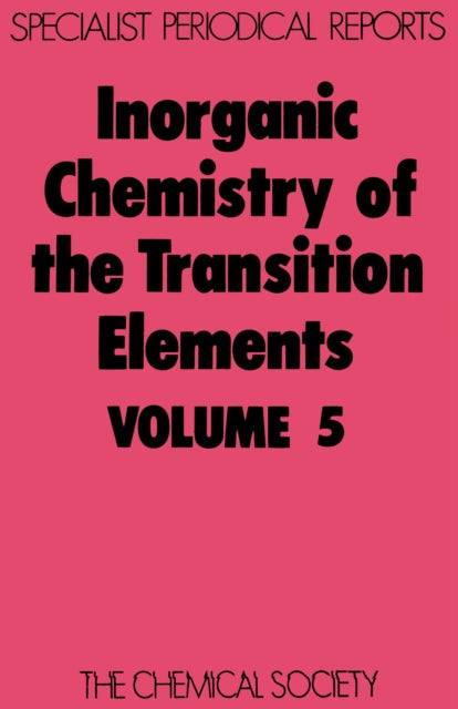 Inorganic Chemistry of the Transition Elements