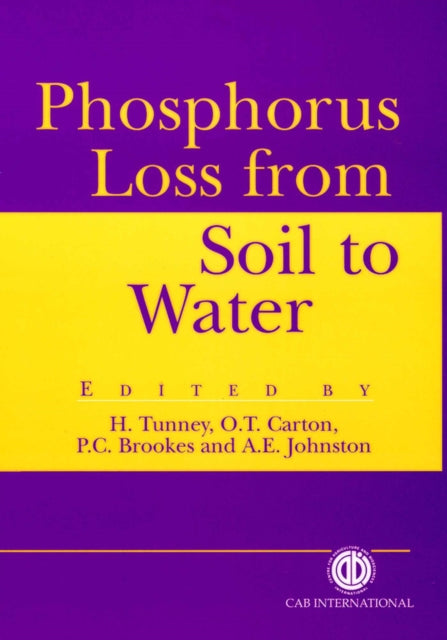 Phosphorus Loss from Soil to Water