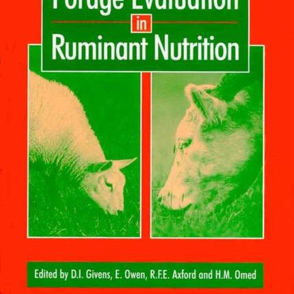 Forage Evaluation in Ruminant Nutrition