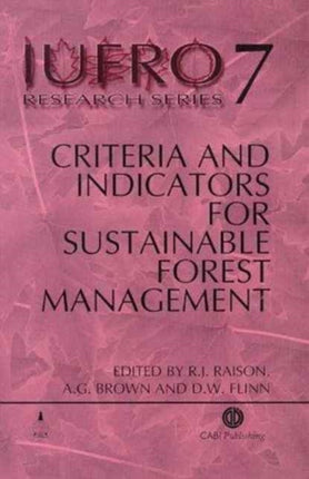 Criteria and Indicators for Sustainable Forest