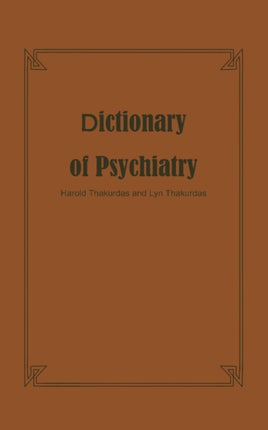 Dictionary of Psychiatry