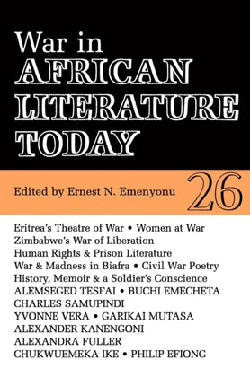 ALT 26 War in African Literature Today