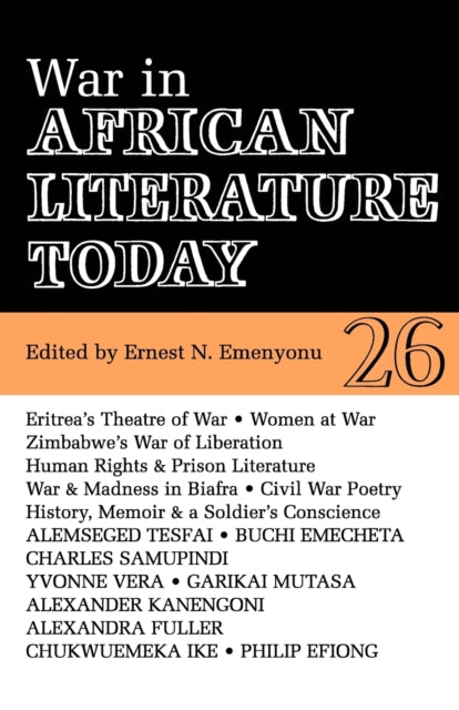 ALT 26 War in African Literature Today