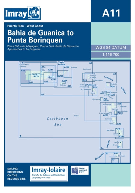 Imray Iolaire Chart A11: West Coast of Puerto Rico