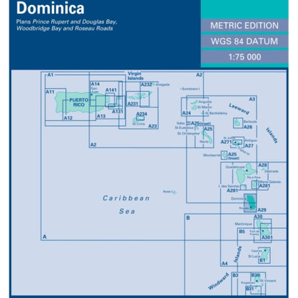 Imray Iolaire Chart A29 Dominica