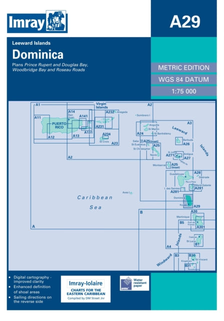 Imray Iolaire Chart A29 Dominica