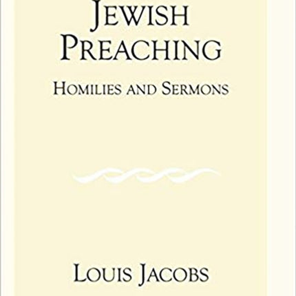 Jewish Preaching: Homilies and Sermons