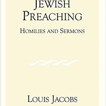 Jewish Preaching v1 Homilies and Sermons Jewish