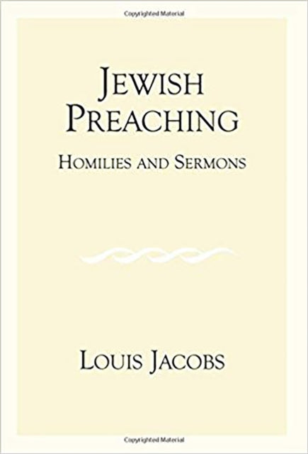 Jewish Preaching v1 Homilies and Sermons Jewish