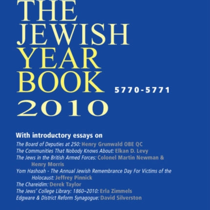 The Jewish Year Book 2010