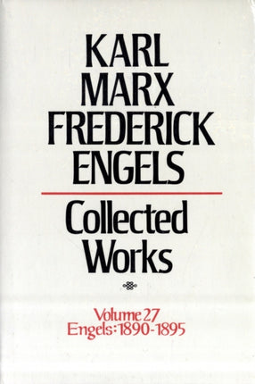 Collected Works: v. 27: 1890-1895