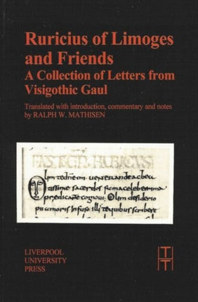 Ruricius of Limoges and Friends  A Collection of