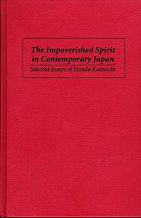 Impoverished Spirit in Contemporary Japan