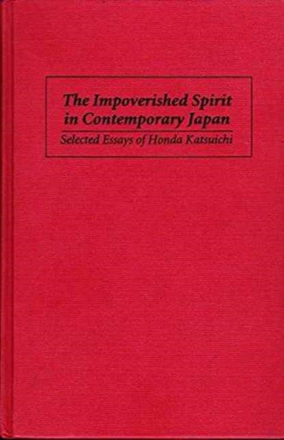 Impoverished Spirit in Contemporary Japan