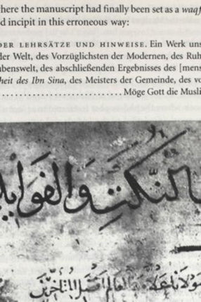 Classical Arabic Philosophy Sources and Reception