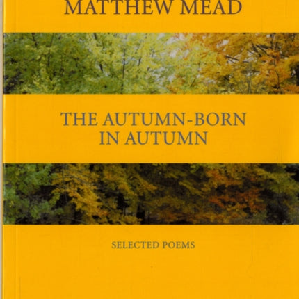 Autumn-born in Autumn: Selected Poems