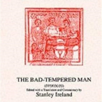 Menander The Bad Tempered Man