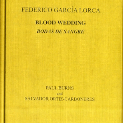 Lorca Blood Wedding Aris  Phillips Hispanic