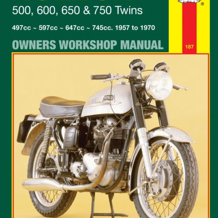 Norton 500, 600, 650 & 750 Twins (57 - 70) Haynes Repair Manual