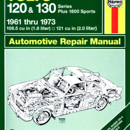 Volvo 120 & 130 Series (and P1800) (61 - 73) Haynes Repair Manual