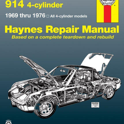 Porsche 914 4-cylinder (1969-1976) Haynes Repair Manual (USA)