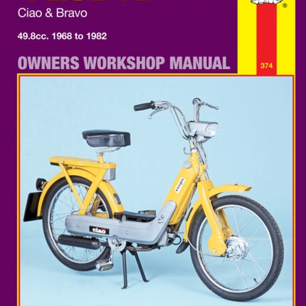 Vespa Ciao  Bravo  49.8cc 1968 to 1982 Models