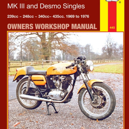 Ducati MK III & Desmo Singles (69 - 76) Haynes Repair Manual