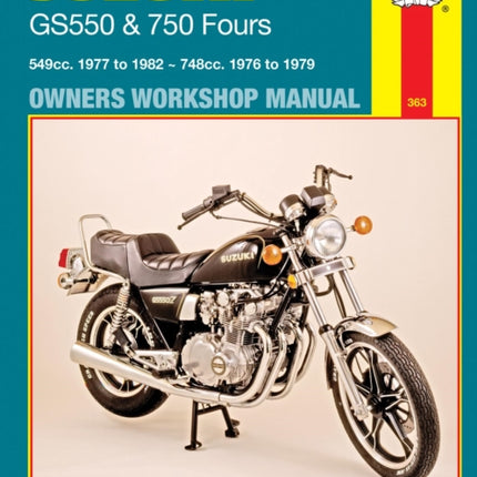 Suzuki GS550 (77 - 82) & GS750 Fours (76 - 79) Haynes Repair Manual