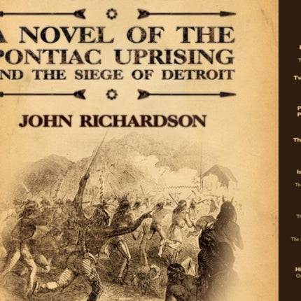 Wacousta A Novel of the Pontiac Uprising  the