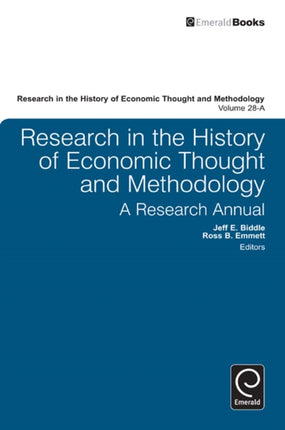 Research in the History of Economic Thought and Methodology: A Research Annual