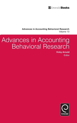 Advances in Accounting Behavioral Research