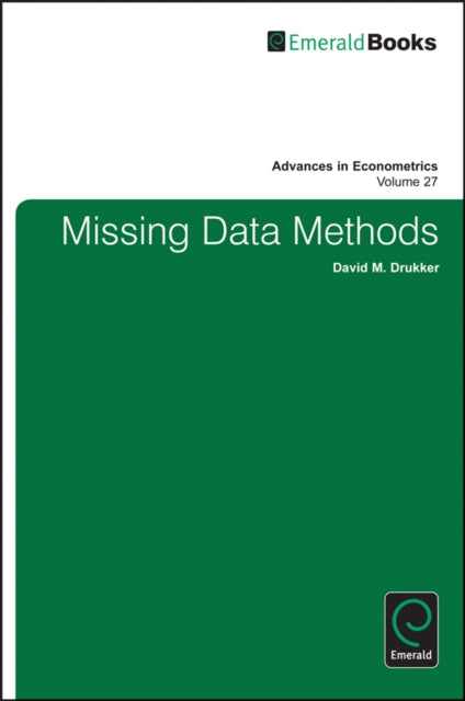 Missing Data Methods 27 A  B Advances in Econometrics Advances in Econometrics 27 Part A  B