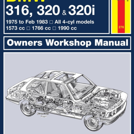 BMW 316, 320 & 320i (4-cyl)(75 - Feb 83) Haynes Repair Manual