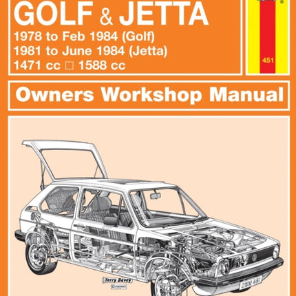 VW Golf & Jetta Mk 1 Diesel (78 - 84) Haynes Repair Manual: 1978-84