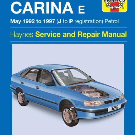 Toyota Carina E Petrol May 92  97 Haynes Repair