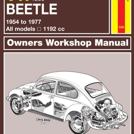 VW Beetle 1200 (54 - 77) Haynes Repair Manual