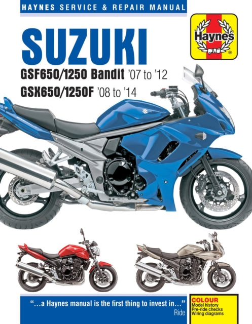 Suzuki GSF650/1250 Bandit & GSX650/1250F (07-14) Haynes Repair Manual