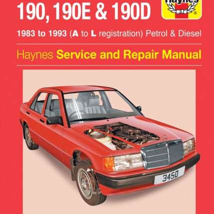 Mercedes-Benz 190, 190E & 190D Petrol & Diesel (83 - 93) Haynes Repair Manual