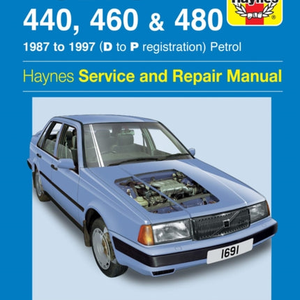 Volvo 440, 460 & 480 Petrol (87 - 97) Haynes Repair Manual