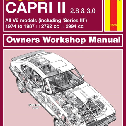 Ford Capri II (and III) 2.8 & 3.0 V6 (74 - 87) Haynes Repair Manual