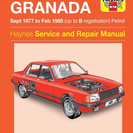 Ford Granada Petrol Sept 77  Feb 85 Haynes Repair