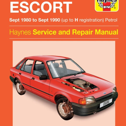 Ford Escort Petrol Sept 80  Sept 90 Haynes Repair